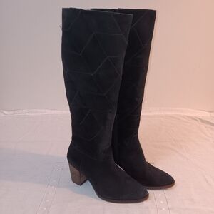 Lucky Brand Prouska Black Knee-High Boots